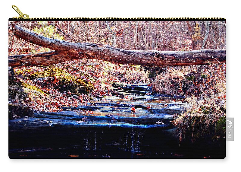 Landscape Zip Pouch featuring the photograph Natural Spring Beauty by Peggy Franz