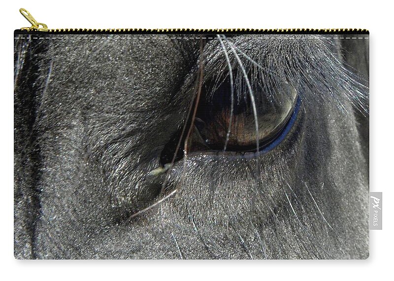 Eye Carry-all Pouch featuring the photograph Oh The Lashes by Kim Galluzzo Wozniak
