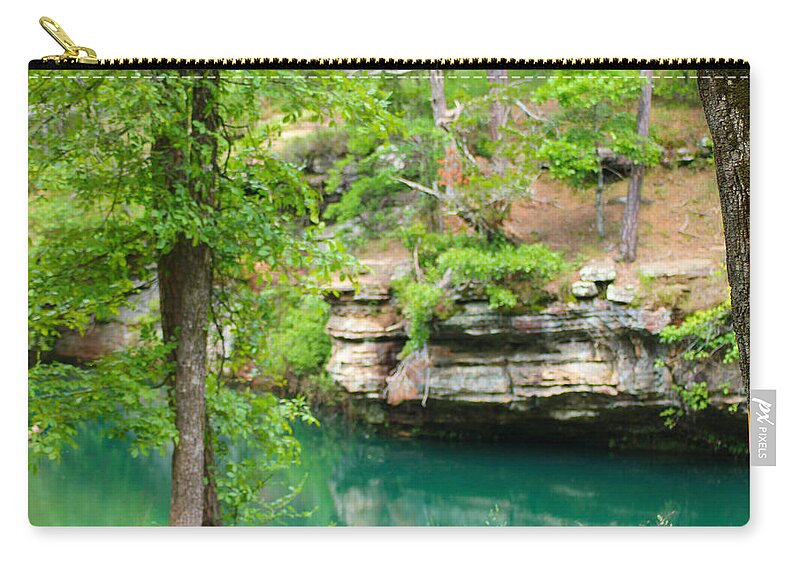 Ozarks Zip Pouch featuring the photograph Ozark Heaven by Karen Wagner