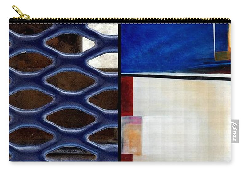 Marlene Burns Zip Pouch featuring the painting p HOTography 66 by Marlene Burns
