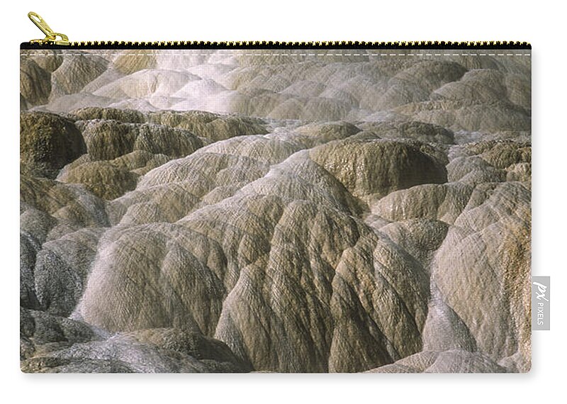 Yellowstone Zip Pouch featuring the photograph Palette Spring by Sandra Bronstein