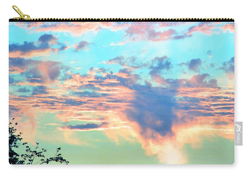 Sunset Carry-all Pouch featuring the photograph Parrish Sunset by Rory Siegel