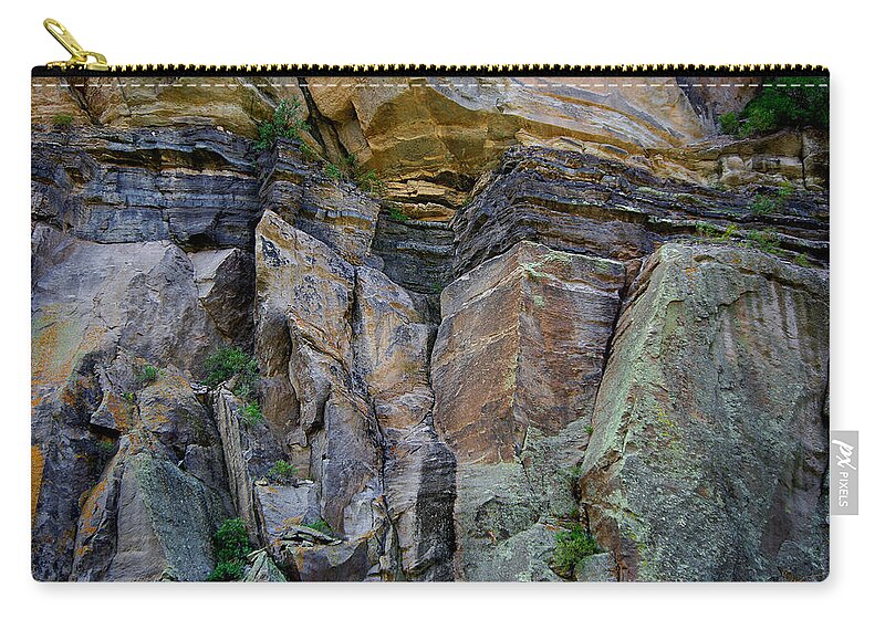 Wall Zip Pouch featuring the photograph Passage of Time by Vicki Pelham