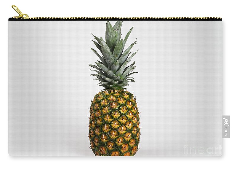 Display Zip Pouch featuring the photograph Pineapple by Photo Researchers, Inc.