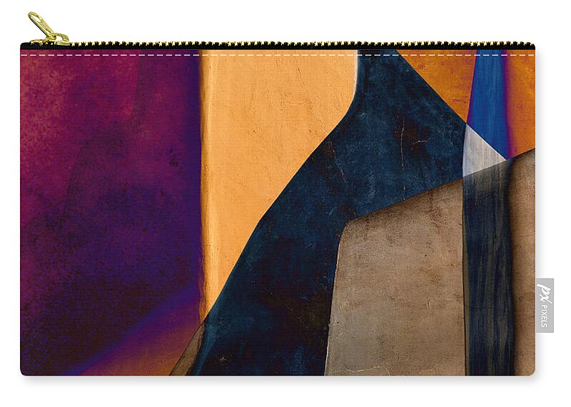 Santa Fe Zip Pouch featuring the photograph Pueblo Number 2 by Carol Leigh