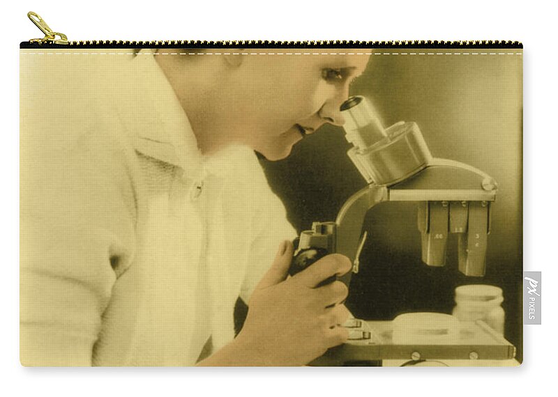 Rachel Louise Carson Zip Pouch featuring the photograph Rachel Carson, American Marine Biologist by Science Source