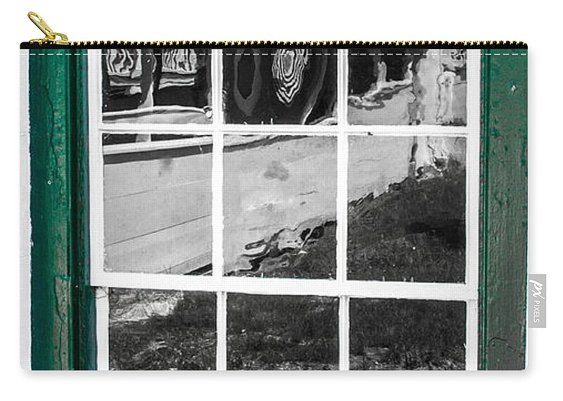 Reflections Zip Pouch featuring the photograph Reflections of the Past by Shannon Harrington