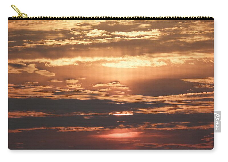 Sunrise Zip Pouch featuring the photograph Reflective Beauty by Kim Galluzzo
