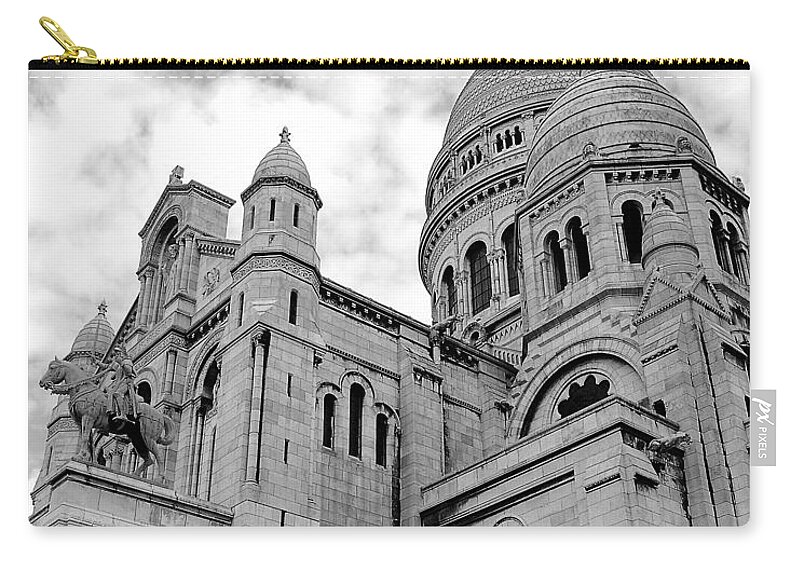Art Zip Pouch featuring the photograph Sacre Coeur by Ivy Ho