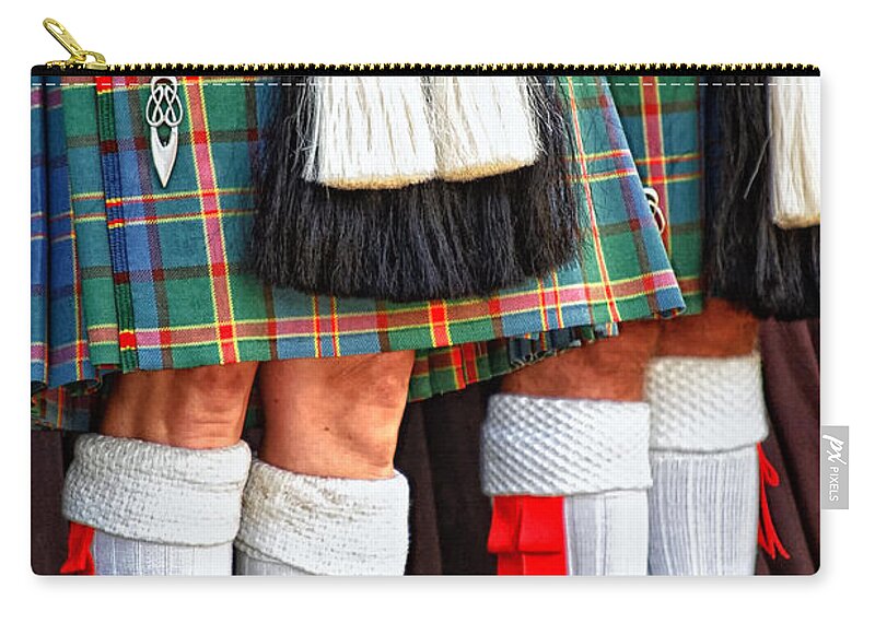 Scottish Zip Pouch featuring the photograph Scottish Festival 4 by Dawn Eshelman