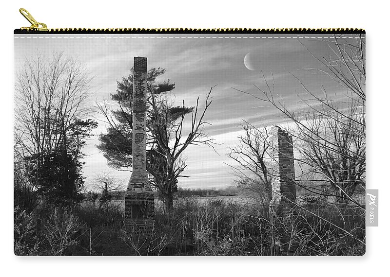 2d Zip Pouch featuring the photograph Shades Of Sorrow by Brian Wallace