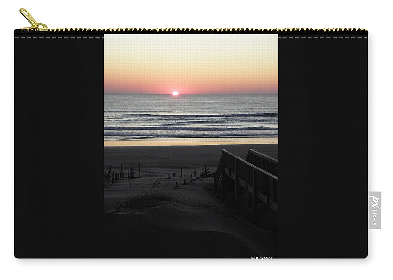 Sunrise Carry-all Pouch featuring the photograph Soothing Sunrise by Kim Galluzzo Wozniak
