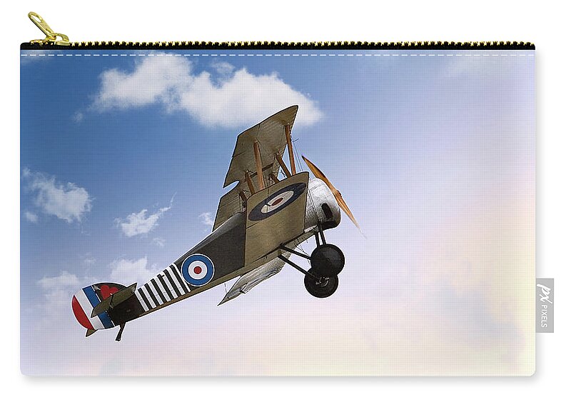 Endre Zip Pouch featuring the photograph Sopwith Camel by Endre Balogh