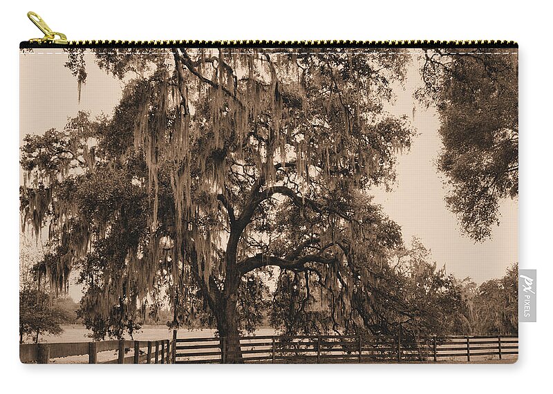Southern Zip Pouch featuring the photograph Southern Charm by Kristin Elmquist
