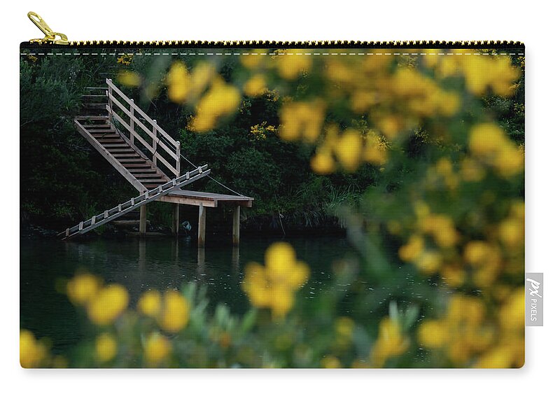 Stairs Zip Pouch featuring the photograph Stairway To Heaven by Pedro Cardona Llambias