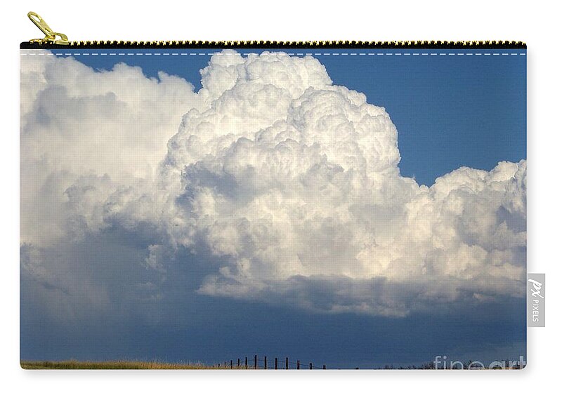 Clouds Carry-all Pouch featuring the photograph Storm's A Brewin' by Dorrene BrownButterfield