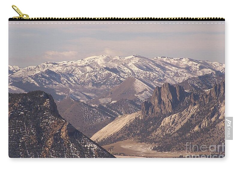 Mountains Zip Pouch featuring the photograph Sunlight Splendor by Dorrene BrownButterfield