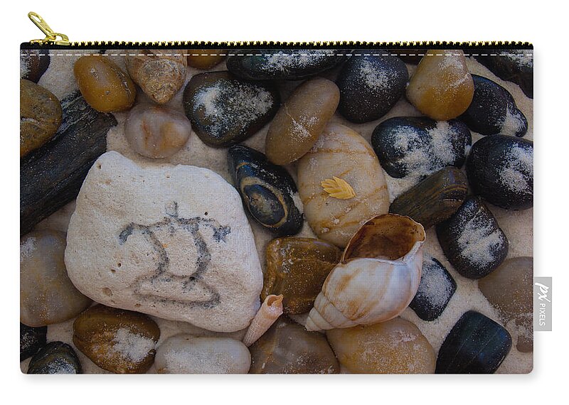 Rocks Carry-all Pouch featuring the photograph Surf's Up by Randy Sylvia