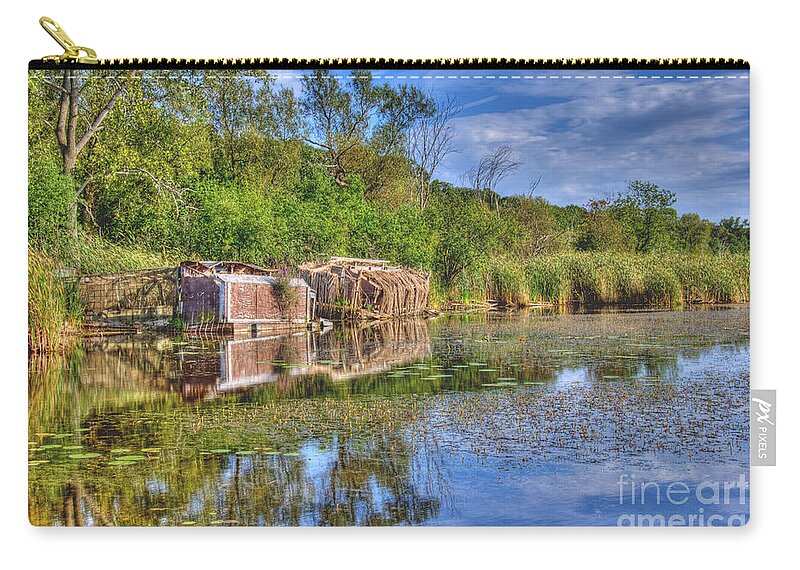 Swamp Zip Pouch featuring the photograph Swamp by Dejan Jovanovic