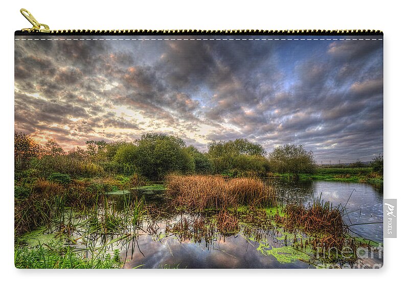 Hdr Zip Pouch featuring the photograph Swampy by Yhun Suarez
