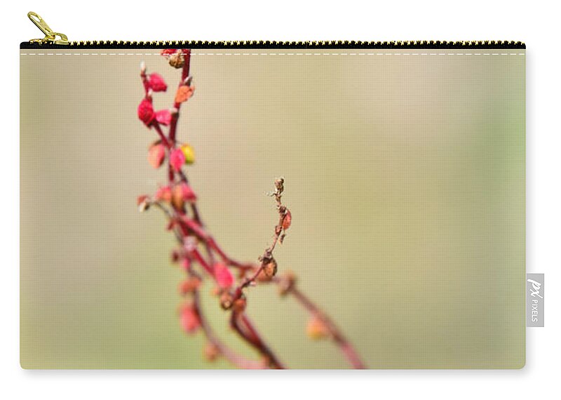 Bush Zip Pouch featuring the photograph Tenderness in Japanese style by Michael Goyberg