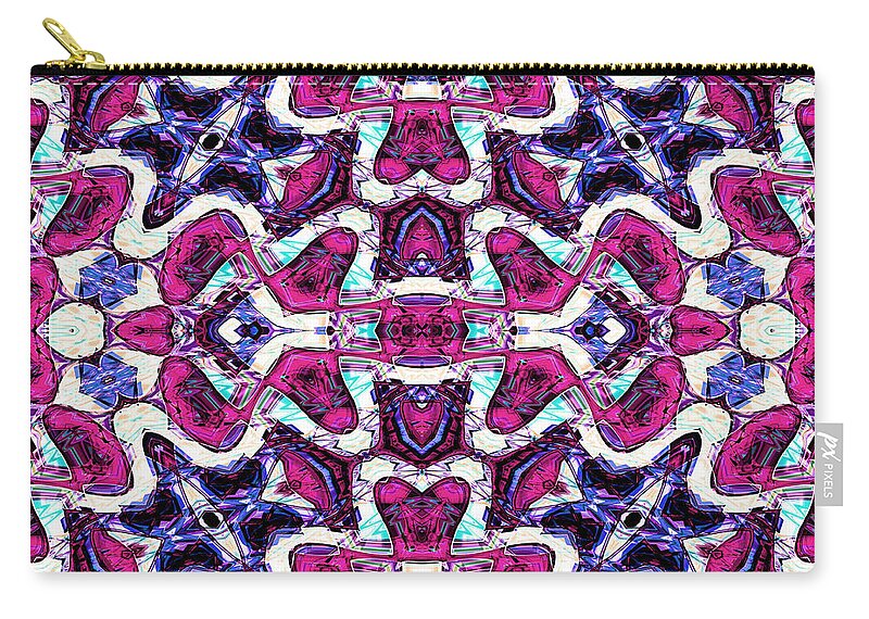 Digital Decor Zip Pouch featuring the digital art The Edge by Andrew Hewett