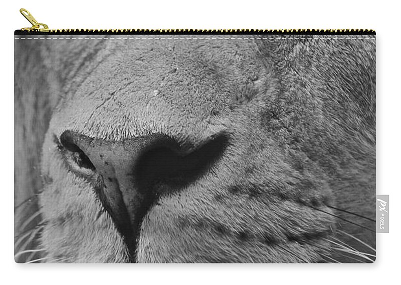 God Zip Pouch featuring the photograph The Face of God Monochrome by Laddie Halupa