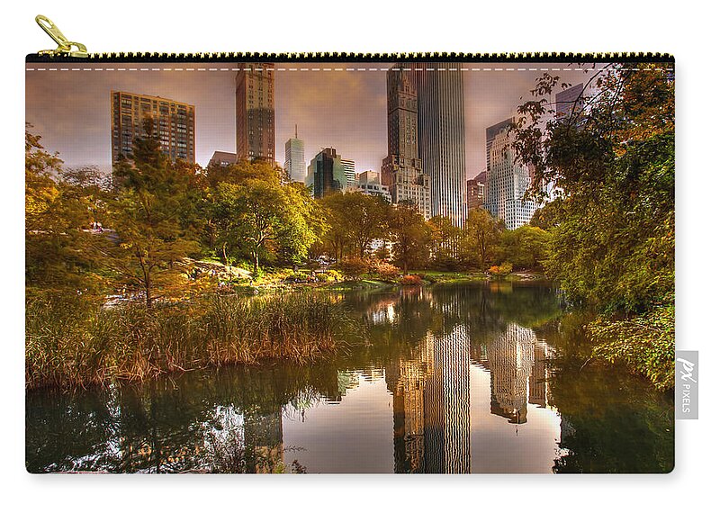 Pond Zip Pouch featuring the photograph The Pond by Chris Lord
