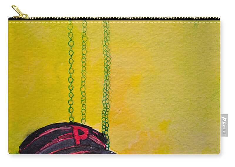 Umphrey's Mcgee Carry-all Pouch featuring the painting The Stare by Patricia Arroyo