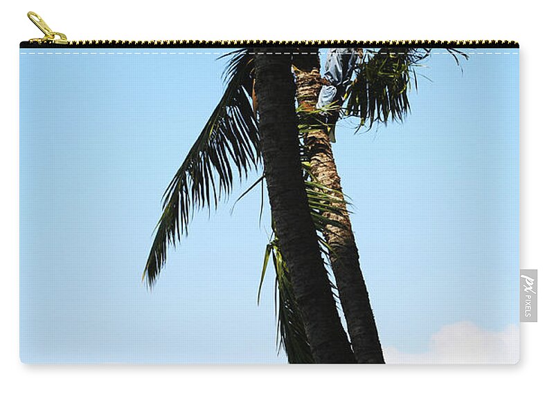 Thrill Zip Pouch featuring the photograph Thrilling Occupations by Marilyn Hunt
