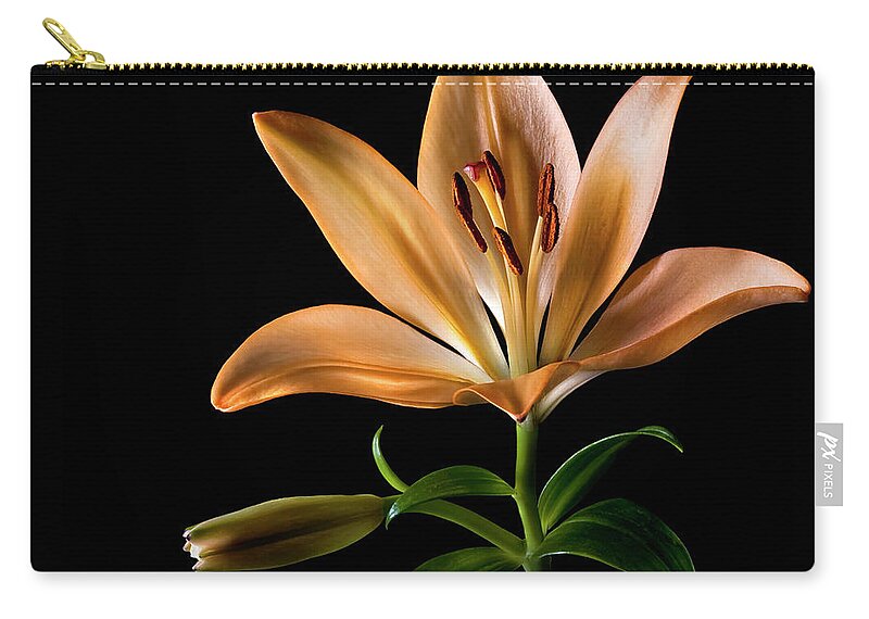 Flower Zip Pouch featuring the photograph Tiger Lily by Endre Balogh
