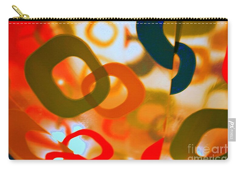 Shapes Zip Pouch featuring the photograph Transparent Vision by Julie Lueders 