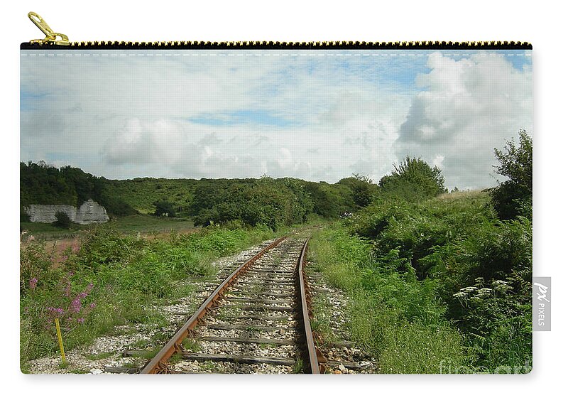Railway Zip Pouch featuring the photograph Traveling Towards One's Dream by Donato Iannuzzi