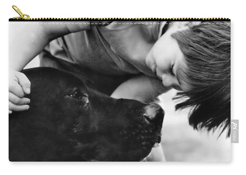 Dog Carry-all Pouch featuring the photograph Unconditional Love by Rory Siegel
