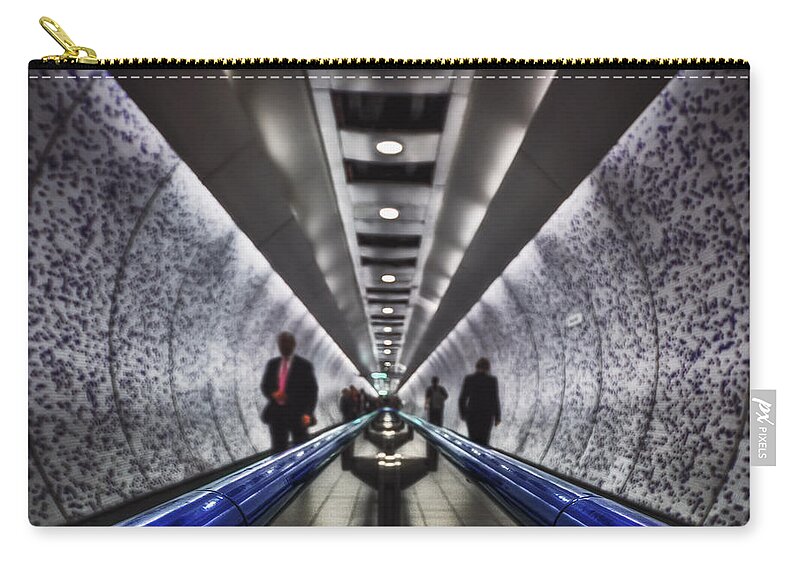 Aisle Zip Pouch featuring the photograph Underground Network by Evelina Kremsdorf
