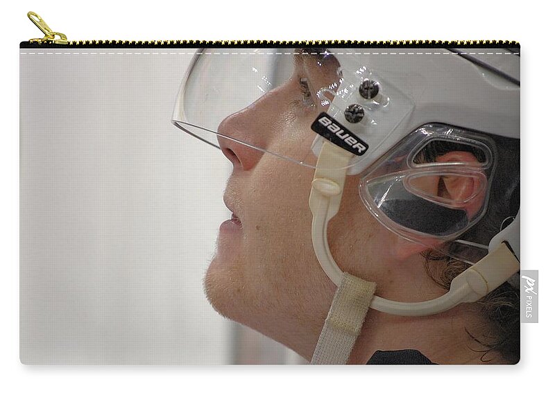 Portrait Zip Pouch featuring the photograph Up Close with #88 by Melissa Jacobsen