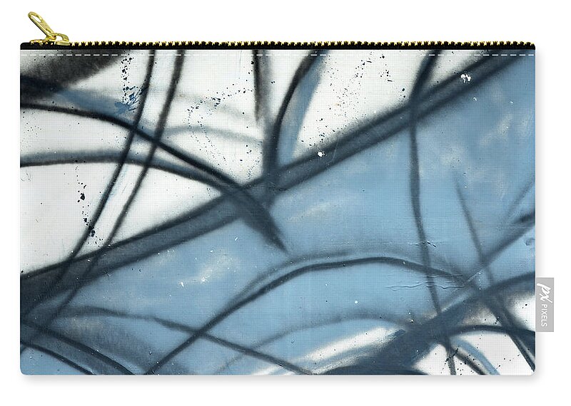 Abstract Zip Pouch featuring the painting Verses by Chriss Pagani