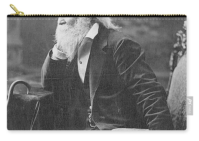 History Zip Pouch featuring the photograph Walt Whitman, American Poet by Photo Researchers