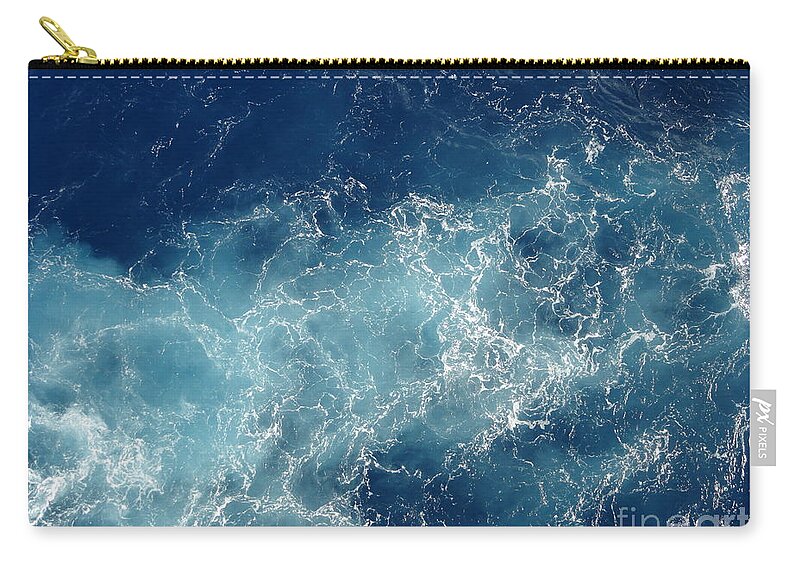 Pattern Zip Pouch featuring the photograph Water pattern by Dejan Jovanovic