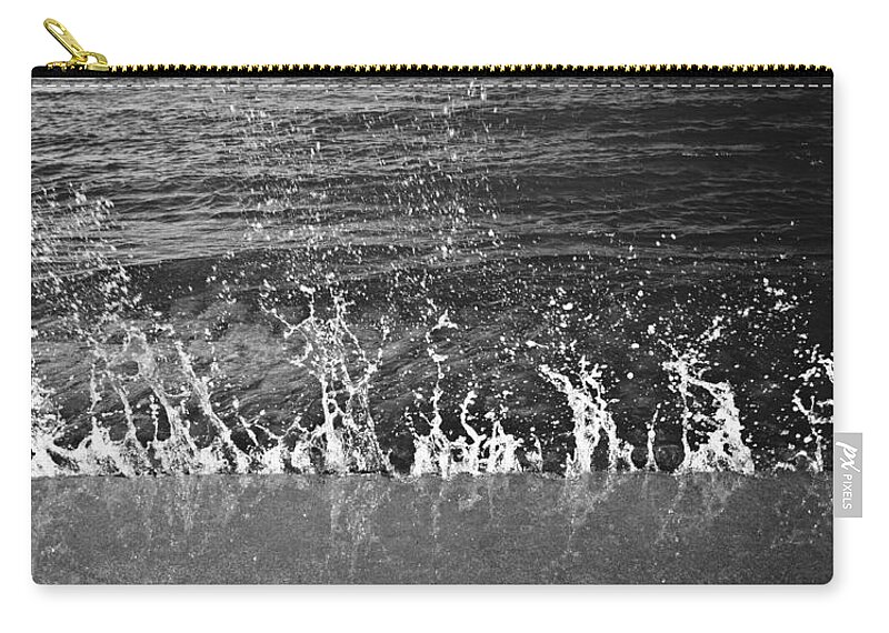 Water Drops Zip Pouch featuring the photograph Water Splash by Crystal Wightman