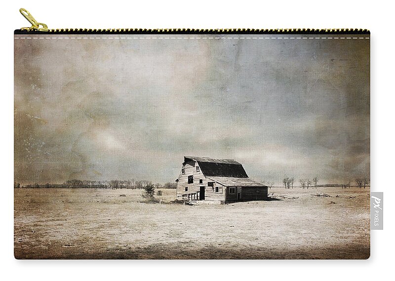 Barn Zip Pouch featuring the photograph Wide Open Spaces by Julie Hamilton