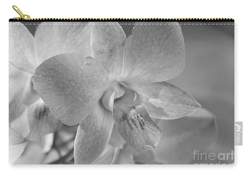 Bronstein Zip Pouch featuring the photograph Wild Maui Orchid by Sandra Bronstein