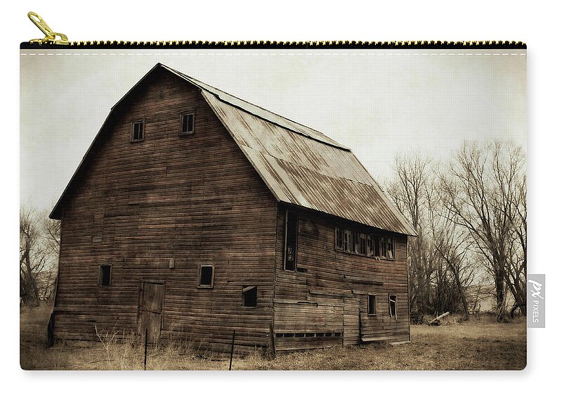 Barn Zip Pouch featuring the photograph Windows2 by Julie Hamilton