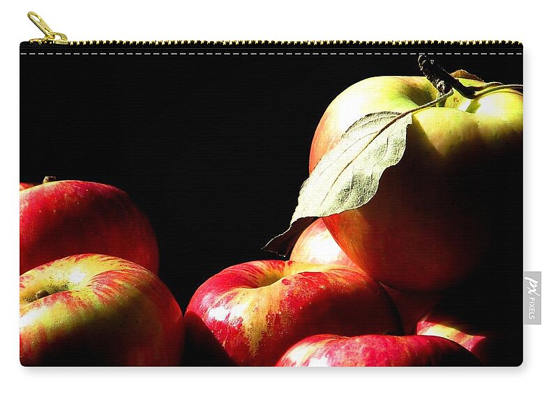 Apples Zip Pouch featuring the photograph Apple Season by Angela Davies