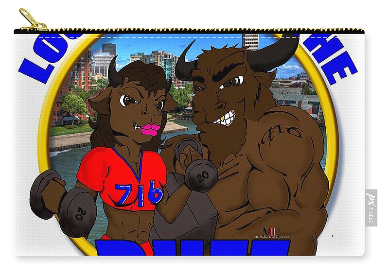 Michael Frank Jr; Nikon; Hdr; Iphone Case; Iphone; Galaxy; Galaxy Case; Phone Case; Buffalo; Buffalo Ny; Buffalo Zip Pouch featuring the photograph 06 Look Good In The Buff by Michael Frank Jr