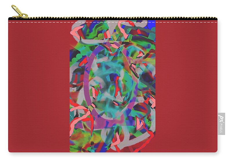 Jgyoungmd Zip Pouch featuring the digital art 0917 by Jgyoungmd Aka John G Young MD