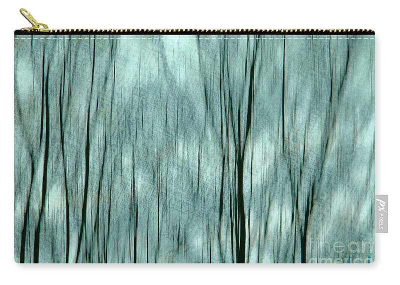 Abstract Zip Pouch featuring the photograph Abstract Trees #3 by Dariusz Gudowicz