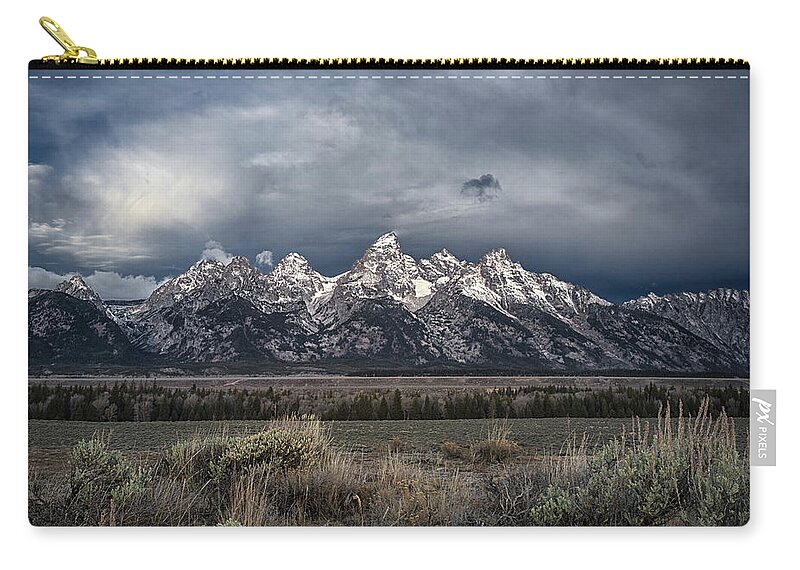 Wyoming Zip Pouch featuring the photograph America The Beautiful #2 by Robert Fawcett
