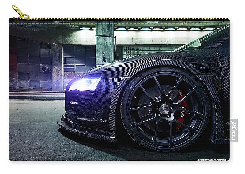 Audi Zip Pouch featuring the digital art Audi #1 by Maye Loeser