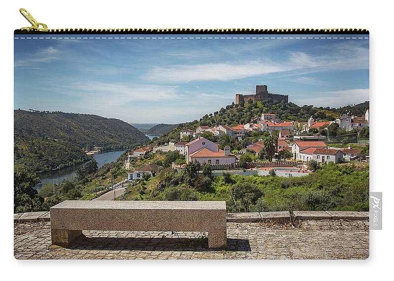 River Zip Pouch featuring the photograph Belver Landscape #1 by Carlos Caetano